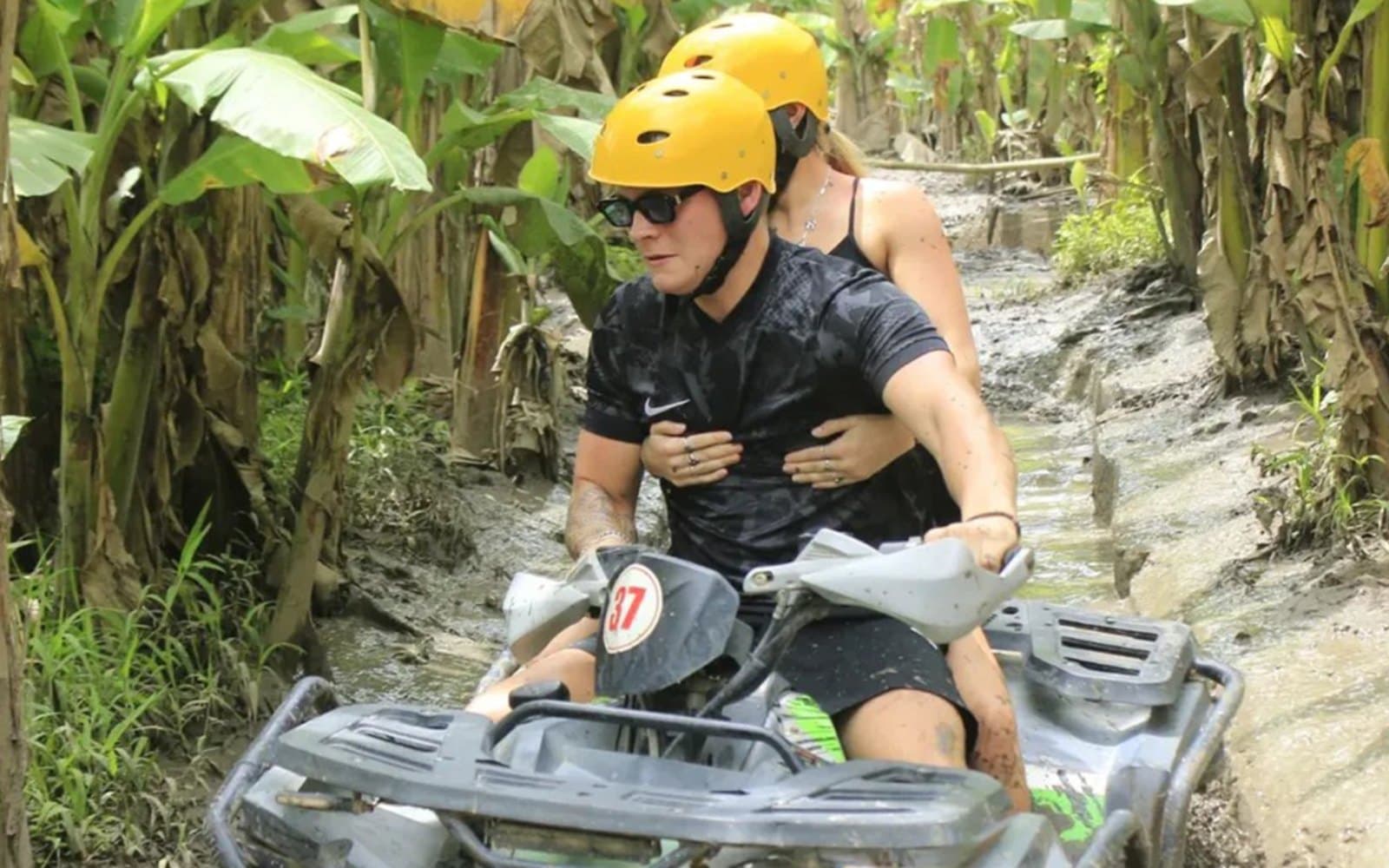 Navigating natural riverbeds and shallow streams surrounded by lush canyon greenery.